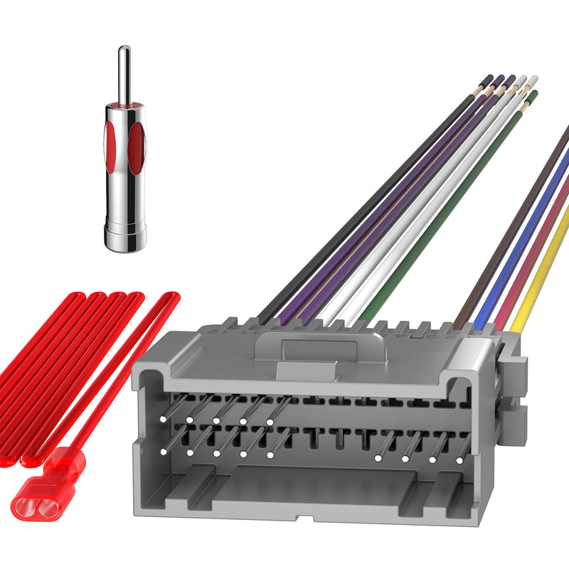 [Australia - AusPower] - Car Stereo Radio Wiring Harness Antenna Adapter for Buick Chevy GMC Pontiac 