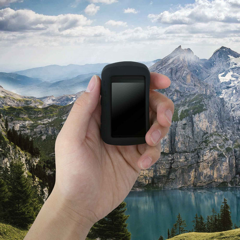 [Australia - AusPower] - kwmobile Case Compatible with Garmin Foretrex 601/701 - GPS Handset Navigation System Soft Silicone Skin Protective Cover - Black 
