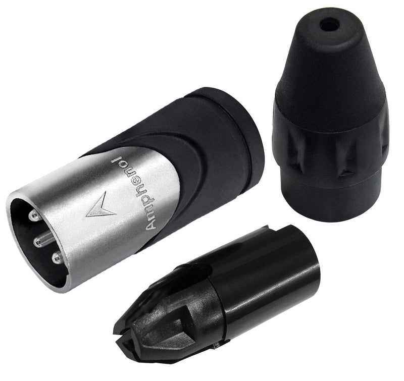 [Australia - AusPower] - 4 Units - 5 Foot - Canare L-4E6S, Star Quad Balanced Male to Female Microphone Cables with Amphenol AX3M & AX3F Silver XLR Connectors - Custom Made by WORLDS BEST CABLES 