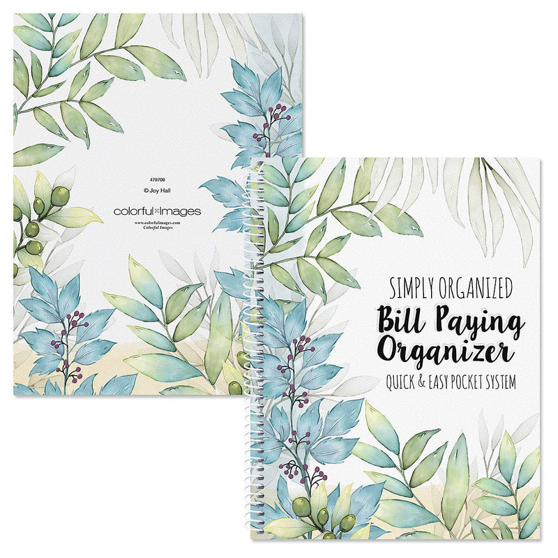 [Australia - AusPower] - The Best Days Bill Paying Organizer Book- Softcover, Spiral Bound; Includes 14 Pocket Pages, 32 Label Stickers 