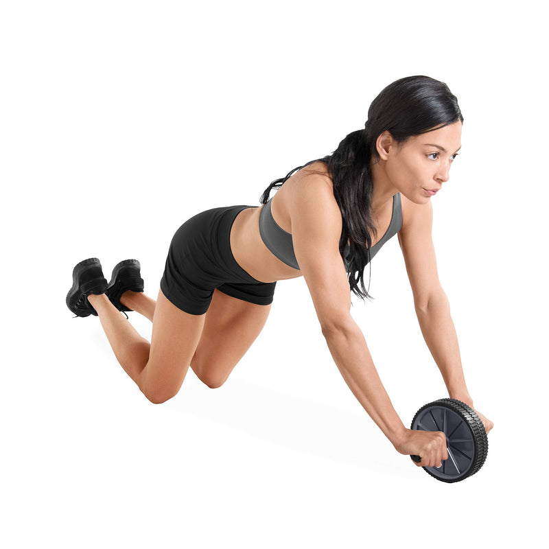 [Australia - AusPower] - Tone Fitness Ab Roller Toning Wheel for Abs Workout, Gray 
