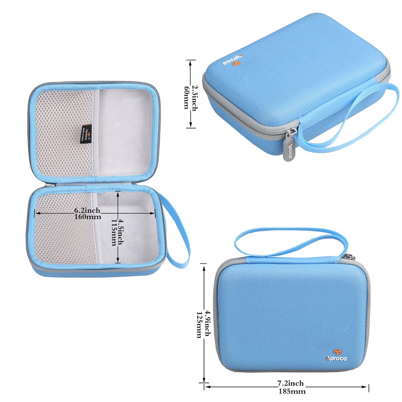 [Australia - AusPower] - Aproca Hard Storage Travel Case, for Selieve Walkie Talkies 22 Channels 2 Way Radio Toy Blue 