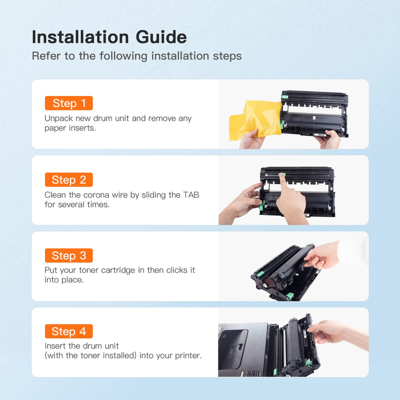 [Australia - AusPower] - E-Z Ink (TM) Compatible DR730 Drum Unit Replacement for Brother DR 730 Compatible with HL-L2350DW HL-L2395DW HL-L2390DW HL-L2370DW HL-L2370DWXL MFC-L2750DW MFC-L2710DW DCP-L2550DW Printer (1 Drum) 