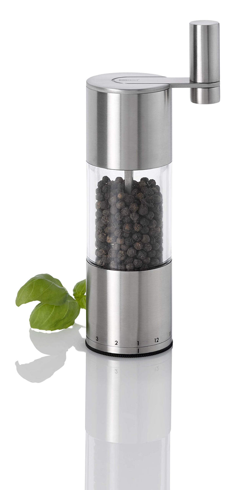 [Australia - AusPower] - AdHoc Geared Stainless Steel Salt & Pepper Mill, 7.5" 