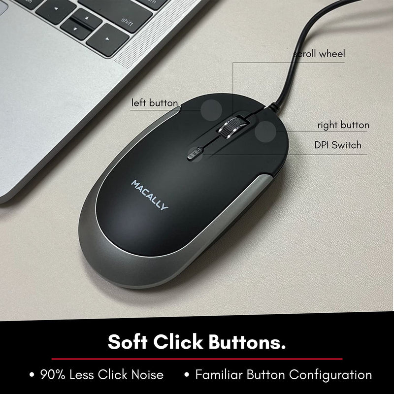 [Australia - AusPower] - Macally Backlit Keyboard and Mouse Combo, Enhance Your Workflow 
