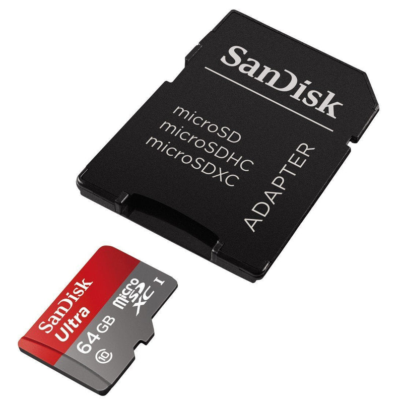 [Australia - AusPower] - Professional Ultra SanDisk 64GB MicroSDXC Card for Samsung Samsung GALAXY Note 10.1 (2014 Edition) Tablet is custom formatted for high speed, lossless recording! Includes Standard SD Adapter. (UHS-1 Class 10 Certified 30MB/sec) 