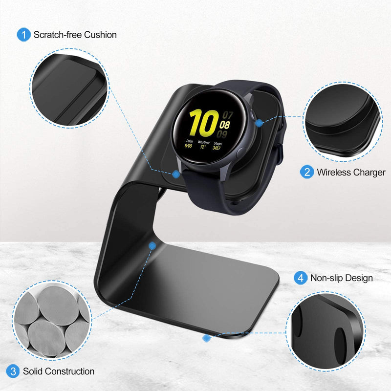 [Australia - AusPower] - CAVN Charger Dock Compatible with Samsung Galaxy Watch Active 2 40mm/44mm, Galaxy Watch 3 41mm/45mm, Galaxy Watch 4 Classic 42mm/46mm, Galaxy Watch 4 40mm/44mm 