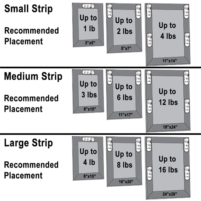 [Australia - AusPower] - Command 3M 12ct Pack Picture & Frame Hanging Strips Sets Medium Size White Damage-Free 