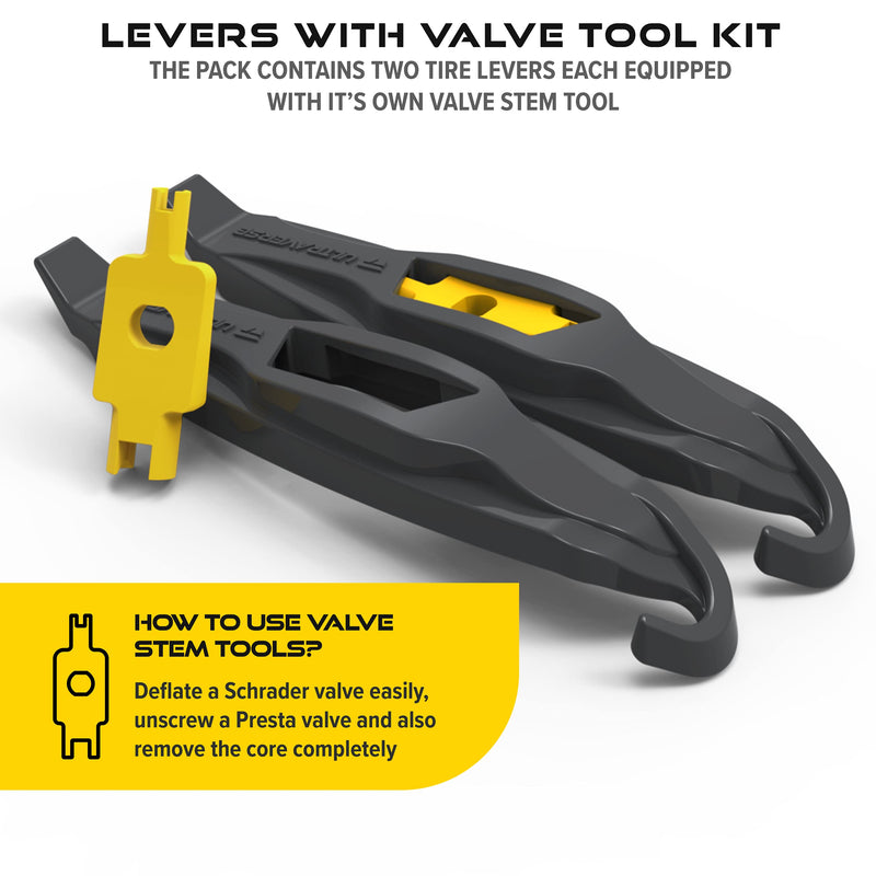 [Australia - AusPower] - Ultraverse Bike Inner Tube for 700x23-25c, 700x35-43c, 28 inch Bicycle Wheel Sizes with 48mm Presta Valve - Butyl Rubber Tubes for Road and Gravel Bikes - 2 Tubes with 2 tire levers Included PRESTA VALVE - 700C 700 x 23-25c 
