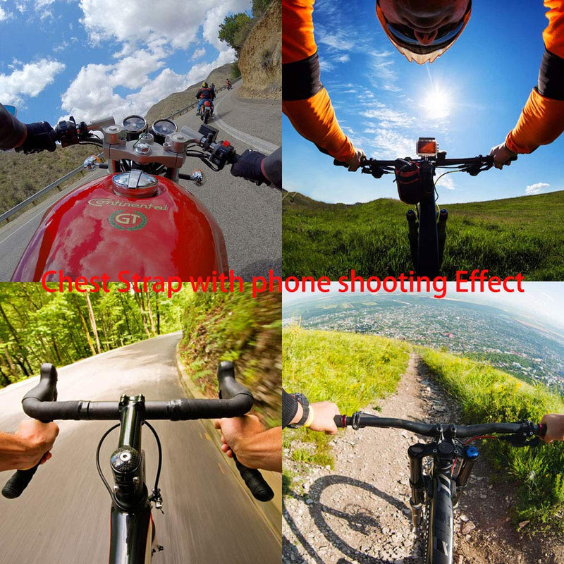 [Australia - AusPower] - Pellking Mobile Phone Chest Mount Harness Strap Holder Cell Phone Clip Action Camera POV for Samsung iPhone Plus etc 
