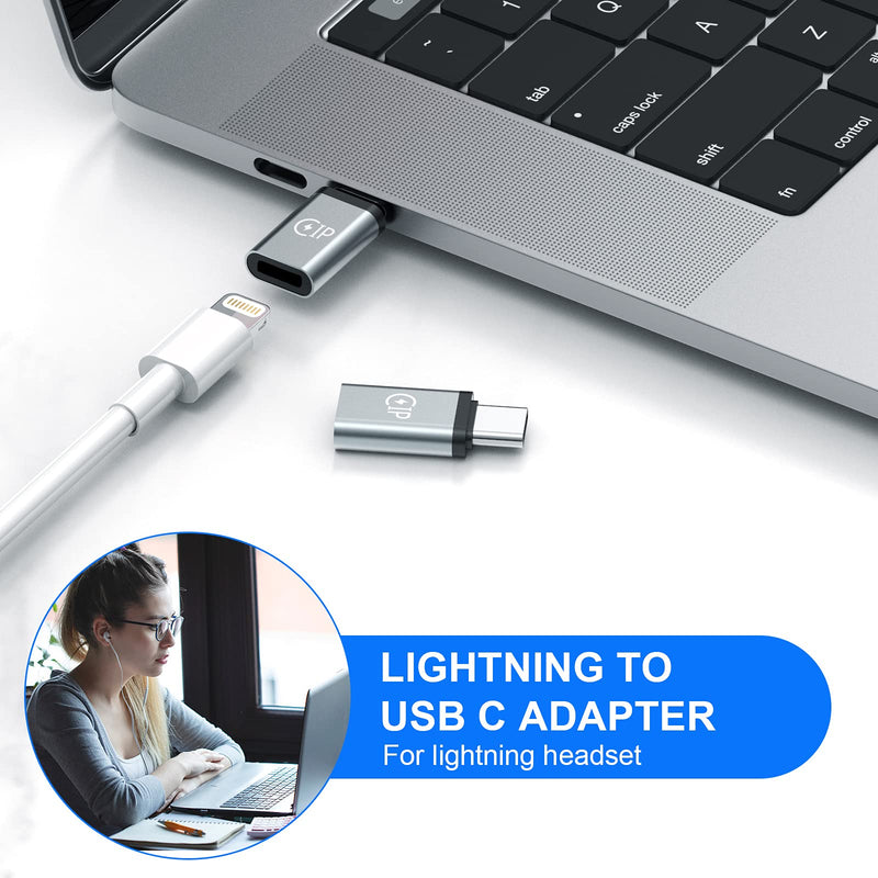 [Australia - AusPower] - USB A to USB C ,Type C Female to USB Male ,Type C Male to Type C Female ,Type C to USB B Lightning Female to Type c Compatible iPad, Samsung Galaxy,Laptop 