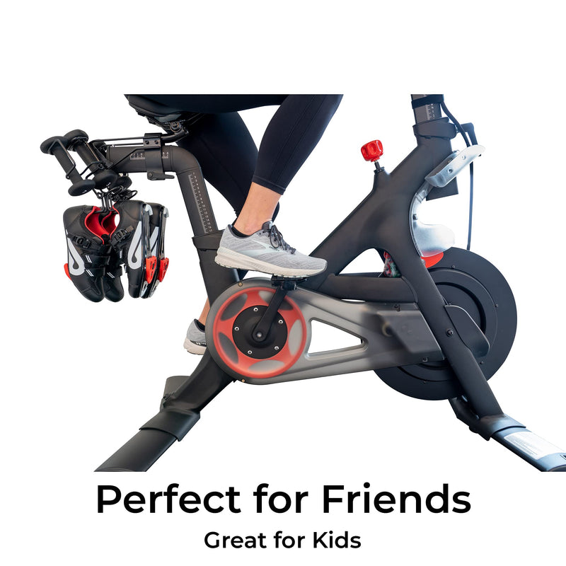 [Australia - AusPower] - ATP Sports Pedal Converters for Peloton Bike & Peloton Bike+ - Ride The Peloton with Sneakers - Pedal Platform for Look Delta Pedals - Great for Kids 