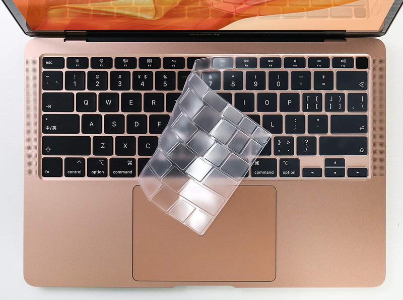 [Australia - AusPower] - CaseBuy Premium Ultra Thin Keyboard Cover for Newest MacBook Air 13 inch 2020 Release Model A2179 A2337 M1 Chip, MacBook Air 13 inch Accessories, 13" MacBook Air Soft-Touch TPU Protective Skin 
