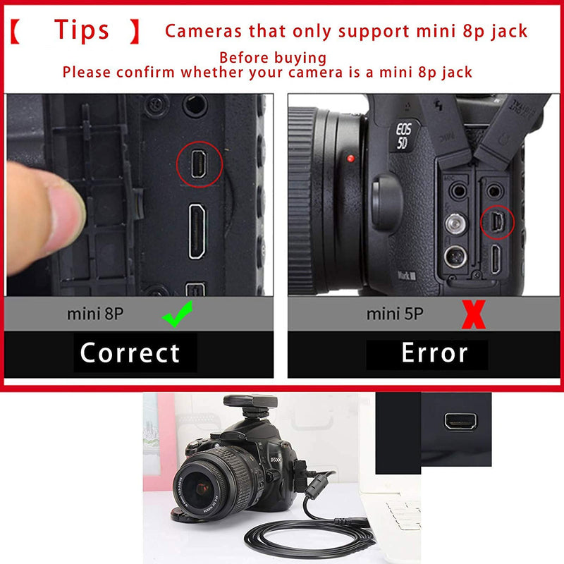 [Australia - AusPower] - Replacement Camera Transfer Data Sync Charger Charging Cable Cord Replacement for Fujifilm FinePix J10 J100 J110w J12 JV160 JV170 and More (4.9ft) 