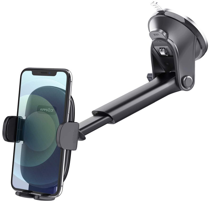 [Australia - AusPower] - Suction Cup Car Phone Holder Mount, Dashboard/Windshield/Window Phone Holder for Car with Ultra Sticky Gel Pad, Compatible with iPhone, Samsung, 4-6.8 Inch Cellphone, Thick Case & Big Phone Friendly 
