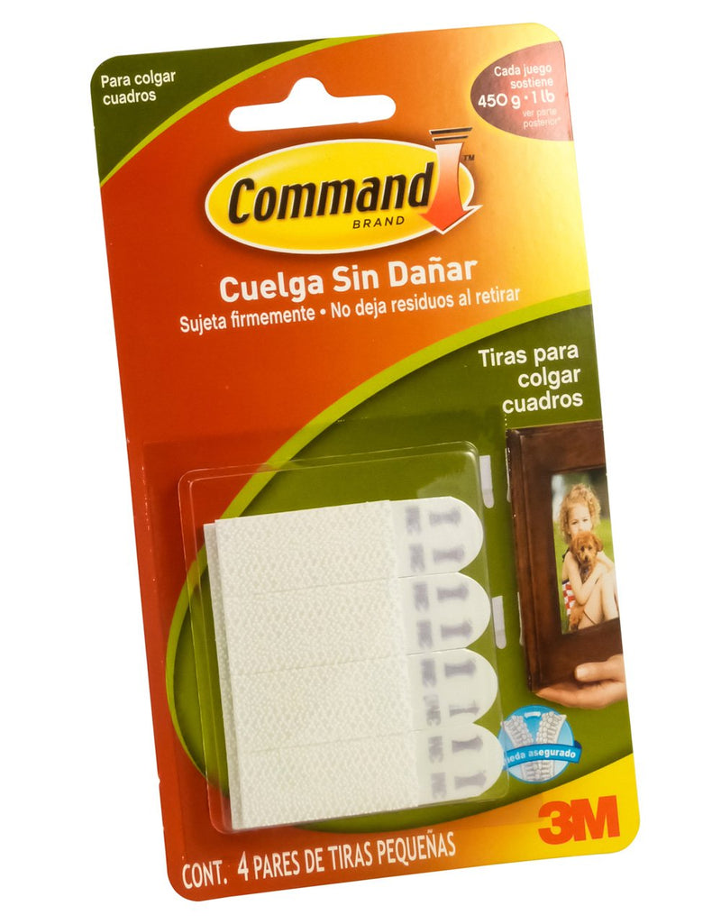 [Australia - AusPower] - Command Small Picture Hanging Strips, White, 4-Strip, 2 Pack 