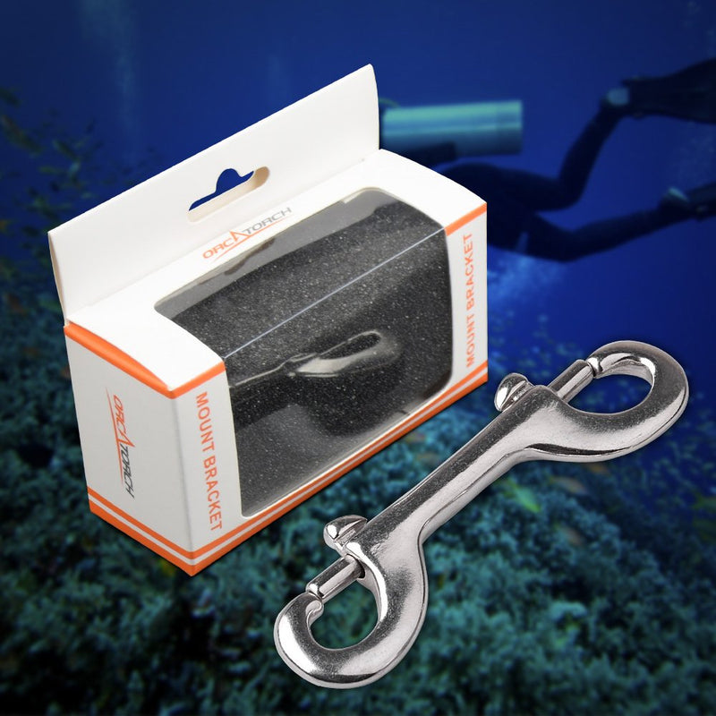 [Australia - AusPower] - ORCATORCH Stainless Steel Bolt Snap Corrosion-Resistant Marine Clip for Underwater Scuba Diving (Three Optional Size) Sh304-4.5inch 