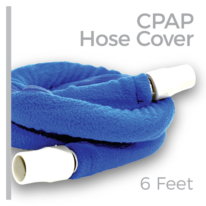 [Australia - AusPower] - CPAP 6 Feet Hose Cover by Snugell | Tubing Wrap Compatible with Most CPAP Tubing | Ultra-Soft Zippered Fleece Cover | Suited for Resmed, Fisher & Paykel and Other Tubes | Insulation & Hose Protection 