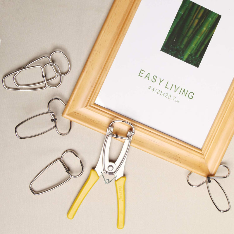 [Australia - AusPower] - Feiyang Miter Spring Clamps Kit for Woodworking,Picture Frames,Wood Trim,Moldings 8 Clamps / 1 Pliers 