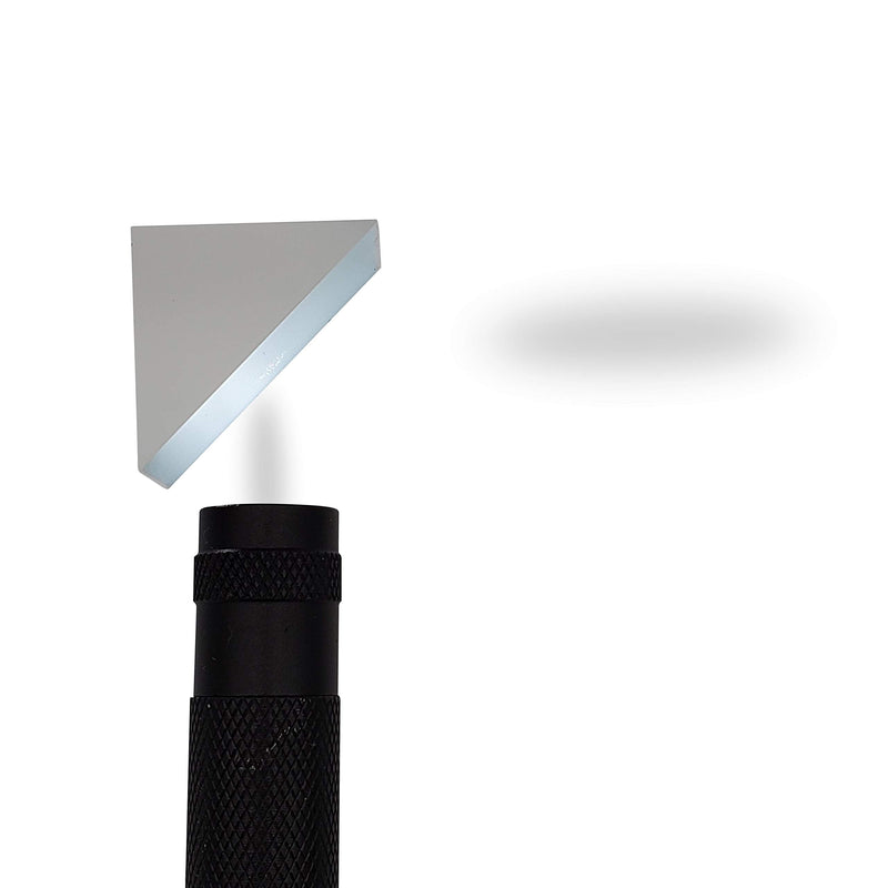 [Australia - AusPower] - 25 mm Glass Right Angle Triangle Prism, Coated Reflecting Prism, Right Angle Prism Mirror, Component for Precision Optical Instruments 