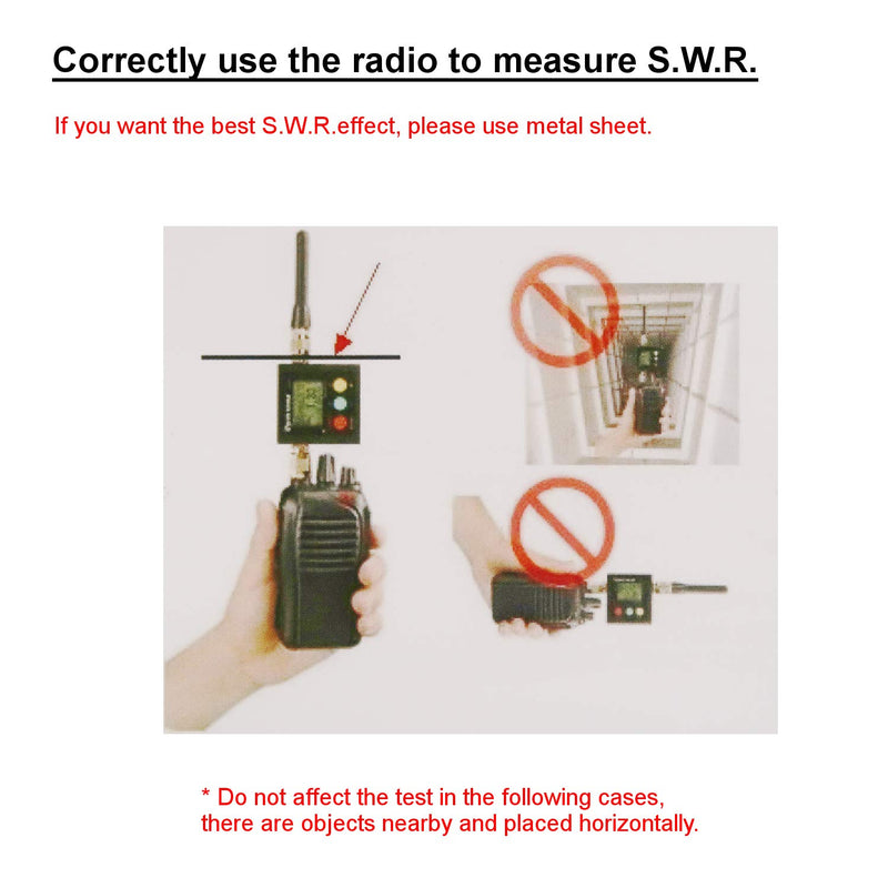 [Australia - AusPower] - Mcbazel Surecom SW-102 Digital VHF/UHF 125-525Mhz Antenna Power & SWR Meter 