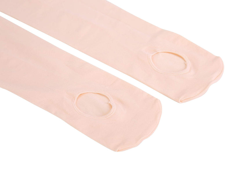 [Australia - AusPower] - Dancing Kitty Ballet Tights for girls Dance Tights Convertible Ballet Tights Ultra Soft Professional dance tights 3 pairs Ballet Pink 5T 