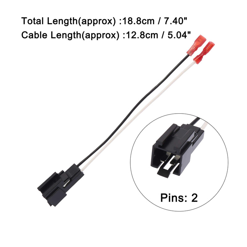 [Australia - AusPower] - X AUTOHAUX 4pcs 72-6512 Car Speaker Connector Harness Adapter for Chrysler 300 2007-2016 for Chrysler Sebring 1995-2006 