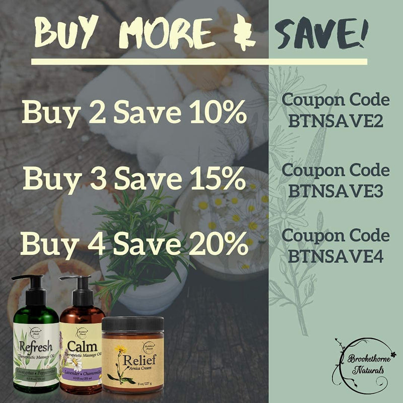 [Australia - AusPower] - Relax Therapeutic Body Massage Oil - with Best Essential Oils for Sore Muscles & Stiffness – Lavender, Peppermint & Marjoram - All Natural - with Sweet Almond, Grapeseed & Jojoba Oil 8oz 