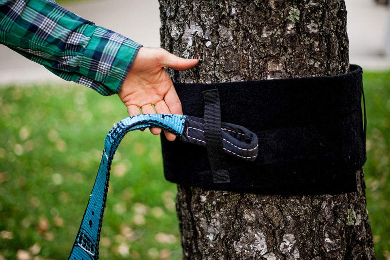 [Australia - AusPower] - ZenMonkey Slacklines Tree Protectors, Perfect for Slacklines, Ninjalines, Ziplines, Tree Swings, with Anti-Slip Guide Straps, Hook & Loop Fasteners, 60 Inches Long, Set of Two 