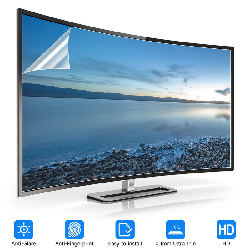 [Australia - AusPower] - 2 Pack 24 Inch Anti Glare Matte Screen Protector for 24 Inch 16:9 Sceptre/LG/Dell/HP/Acer/ViewSonic/ASUS/Aoc/Samsung Widescreen Monitor, Eye Protection Anti Scratch & Anti Glare Film 