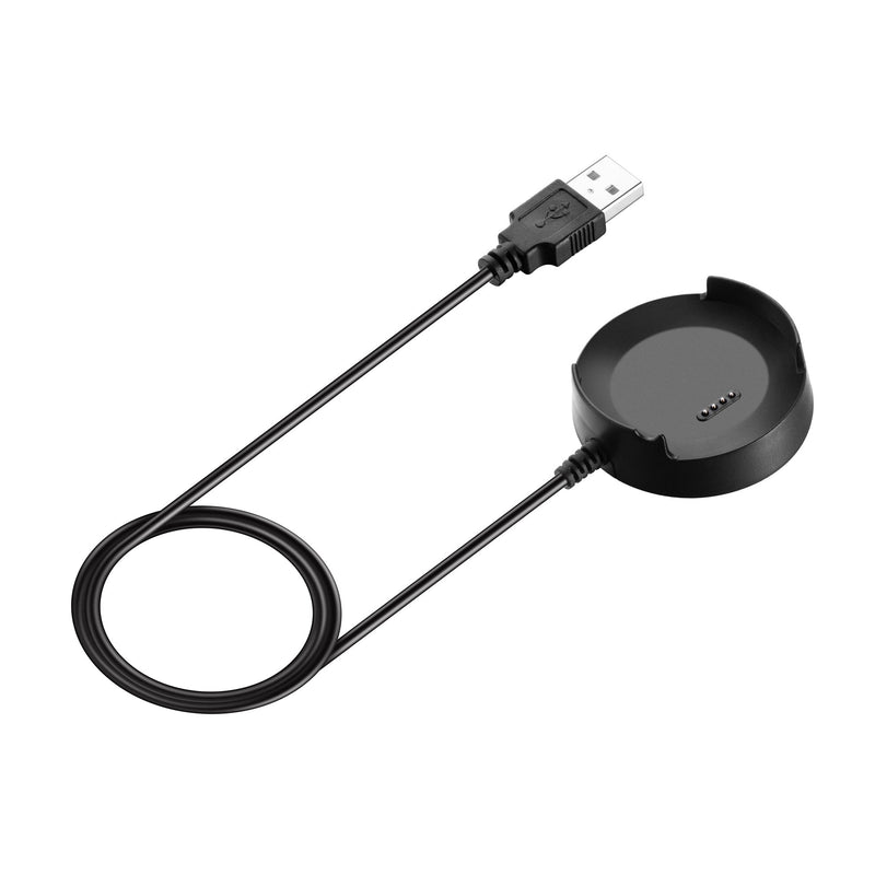 [Australia - AusPower] - FitTurn Charger Compatible with ZTE Quartz Charger Replacement 3.3ft USB Charger Charging Cable/Charging Base for ZTE Quartz Smartwatch(Black) 