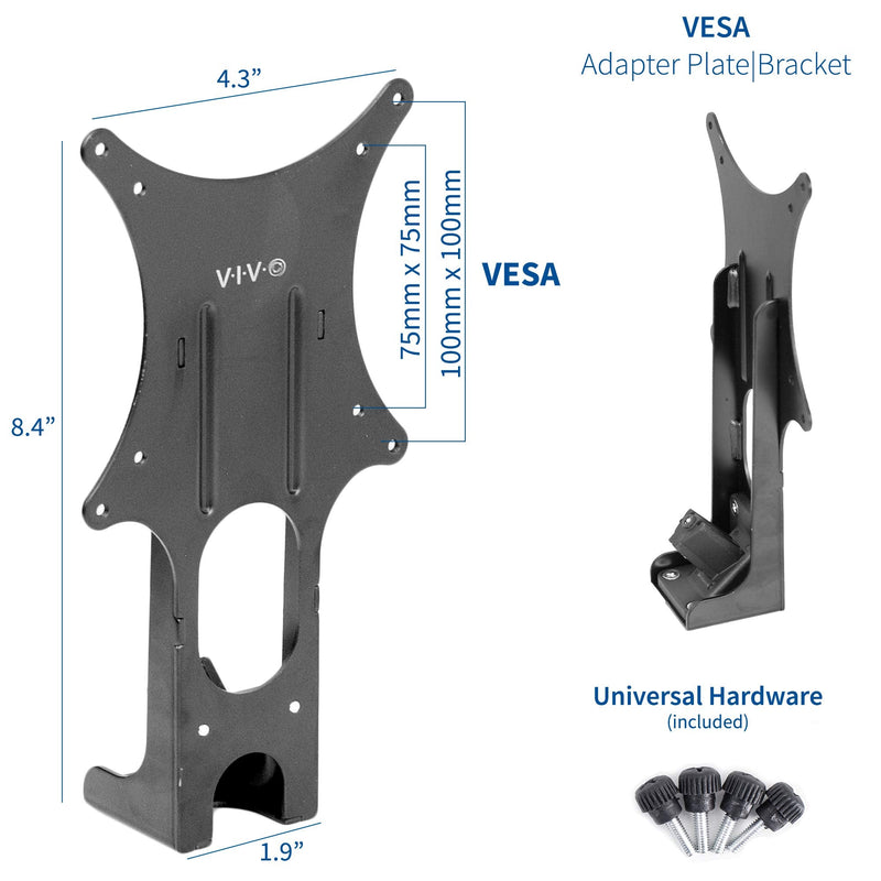 [Australia - AusPower] - VIVO Quick Attach VESA Adapter Plate Bracket Designed for Samsung CF397, CRG5 Monitors, 32 inch Full HD Curved Screens, MOUNT-SG03CF 