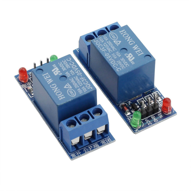 [Australia - AusPower] - ZYAMY 5-Pack DC 5V 1 Channel Relay Module Interface Board Shield Low Level Trigger for SCM Household Appliance Control 