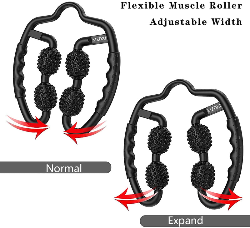 [Australia - AusPower] - Muscle Roller, Trigger Point Muscle Roller for Calves, Leg, Arms, Tennis Elbow and Golfer Elbow, Foam Roller Deep Massage Tool for Relieve Muscle Soreness, Stiffness and Tight Muscles 