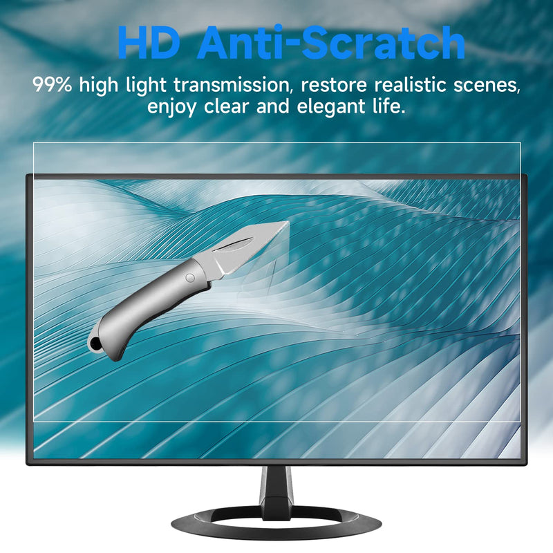 [Australia - AusPower] - 2 Pack 24 Inch Anti Glare Matte Screen Protector for 24 Inch 16:9 Sceptre/LG/Dell/HP/Acer/ViewSonic/ASUS/Aoc/Samsung Widescreen Monitor, Eye Protection Anti Scratch & Anti Glare Film 