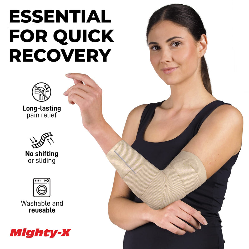 [Australia - AusPower] - Premium Elastic Bandage Wrap with Self-Closures - 6 pk (2x2”, 2x3", 2x4") - Compression Bandage Wrap Adhesive 6pk 