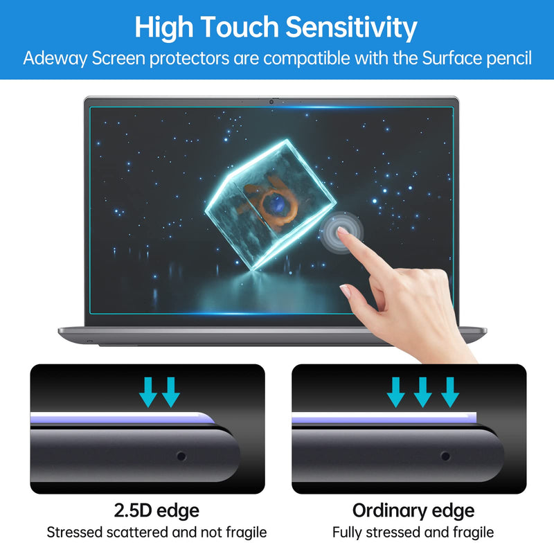 [Australia - AusPower] - 11.6inch Laptop Screen Protector, Tempered Glass Protector for HP/Dell/Sony/Gateway/Samsung/Lenovo/Acer/MSI/LG/Razer Blade 11.6 inch Aspect Ratio 16:9 Laptop, 9H Hardness, Fingerprint Resistant, Bubble Free 