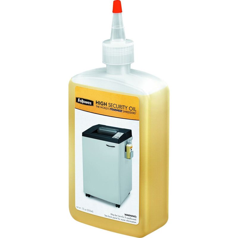 [Australia - AusPower] - Fellowes Powershred High Security Performance Oil, 12 Ounce (3505701), Jam Prevention 
