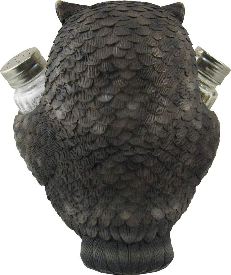 [Australia - AusPower] - DWK Animal Holder with Salt And Pepper Shaker Set (3 Piece) | Kitchen Décor and Accessories | Salt and Pepper Shakers | Home Décor | Home Decorations… (Owl) Owl 