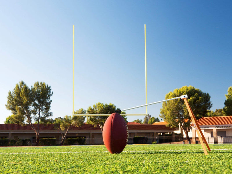 [Australia - AusPower] - Kickoff! Football Holder - Football Place Holder Kicking Tee - Use with Foot Ball Field Goal Post or Football Kicking Net (Orange and White) 
