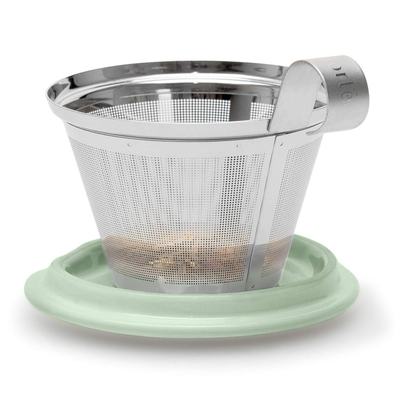 [Australia - AusPower] - Tea Forté Kati Cup Fleur | Mug Removable Stainless Steel Infuser Cup | Quality Porcelain | 350 ml 
