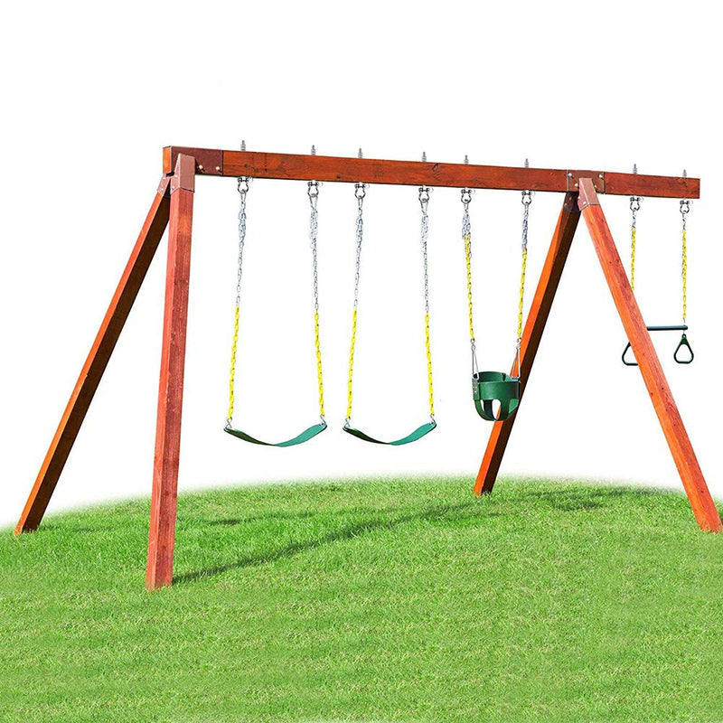 [Australia - AusPower] - BeneLabel Set of 2 Permanent Antirust Stainless Steel 304 Heavy Duty Swing Hangers, 1800LB Capacity, Wood Beam & I-Beam Hanger, Yoga Hammock Chair Sandbag, Hardware Swing Sets, 180° Swing, 8.25" 8.25" 