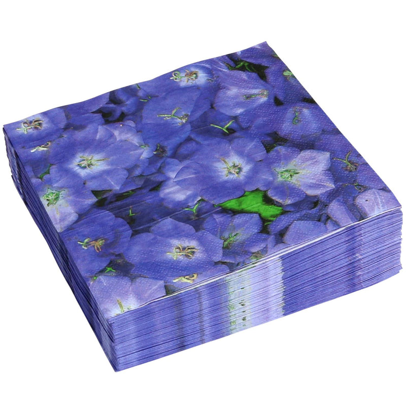 [Australia - AusPower] - Iconikal Disposable Dinner Paper Party Napkins, Violets, 75-Count 