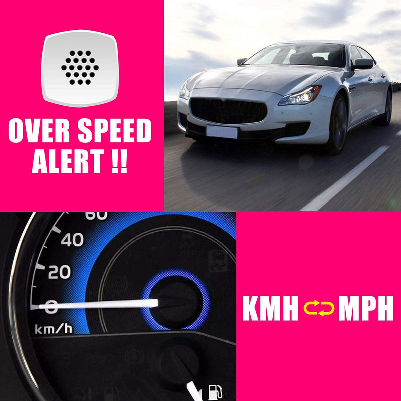 [Australia - AusPower] - Kingneed Truck GPS Speedometer 6.2 inch Extend Digital Display Vehicle Odometer Trip Meter Course Overspeed Alarm MPH/KMH 