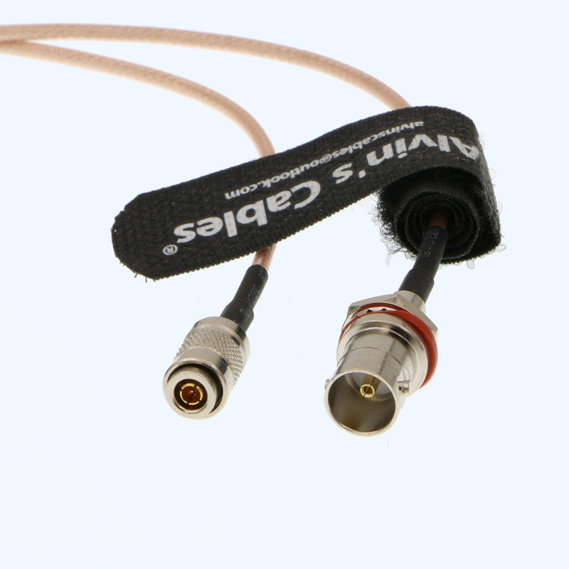 [Australia - AusPower] - Alvin's Cables BNC Female to DIN 1.0 2.3 Male RG179 Cable 75 Ohm for Blackmagic 30CM 