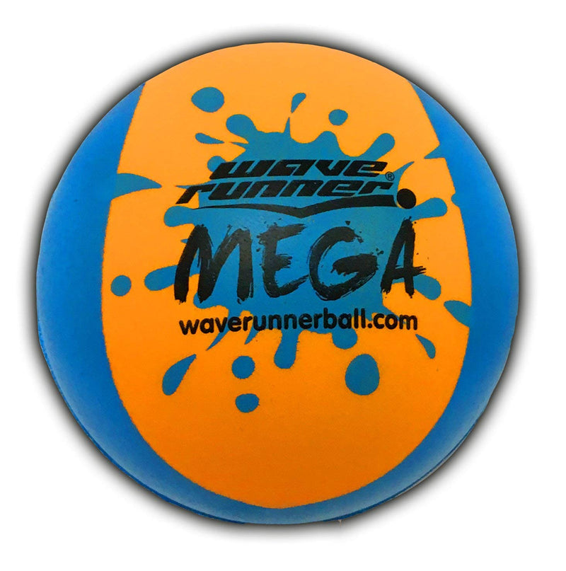 [Australia - AusPower] - Wave Runner Soft Foam Water Skipping Ball | 2-Pack Bundle | Speed Duo Set Includes Two Water Bouncing Balls Mega Ball & Grip Ball | Great Summer Toy for Beach Swimming Pool River Lake 