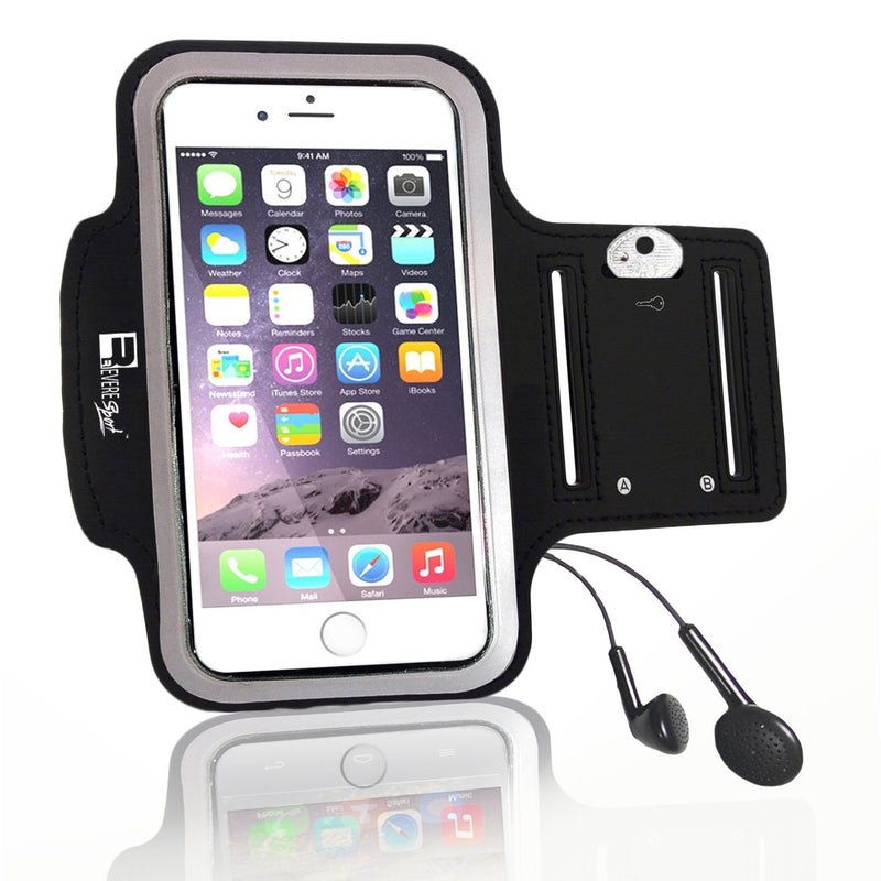[Australia - AusPower] - Premium iPhone SE 2020 / SE 2022 Running Armband with Fingerprint ID Access. Sports Phone Arm Case Holder for Jogging, Gym Workouts 4.7" - iPhone SE 