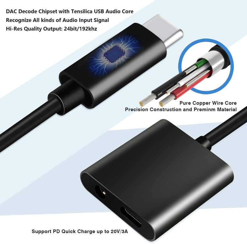 [Australia - AusPower] - Samsung Galaxy S21FE Headphone Adapter, 2 in 1 USB C to 3.5mm Headphone and PD 60W Charger Adapter Compatible with Pixel 5/4/3XL, Samsung Galaxy S22/S22 Ultra/S21/S21+/S20/Note 20/Note 10+/iPad Pro 