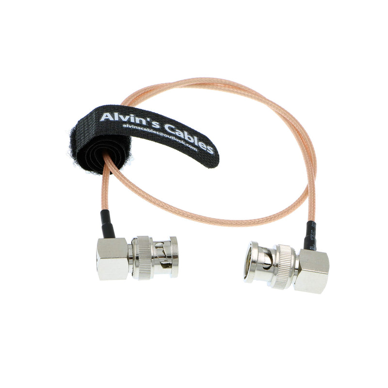 [Australia - AusPower] - Alvin's Cables SDI Cable 3G HD SDI Cable Right Angle BNC for Sony FS5| FS7| FX6, Atomos Shogun Inferno, Atomos Ninja 50CM|19.7inches 90° to 90° Pink 