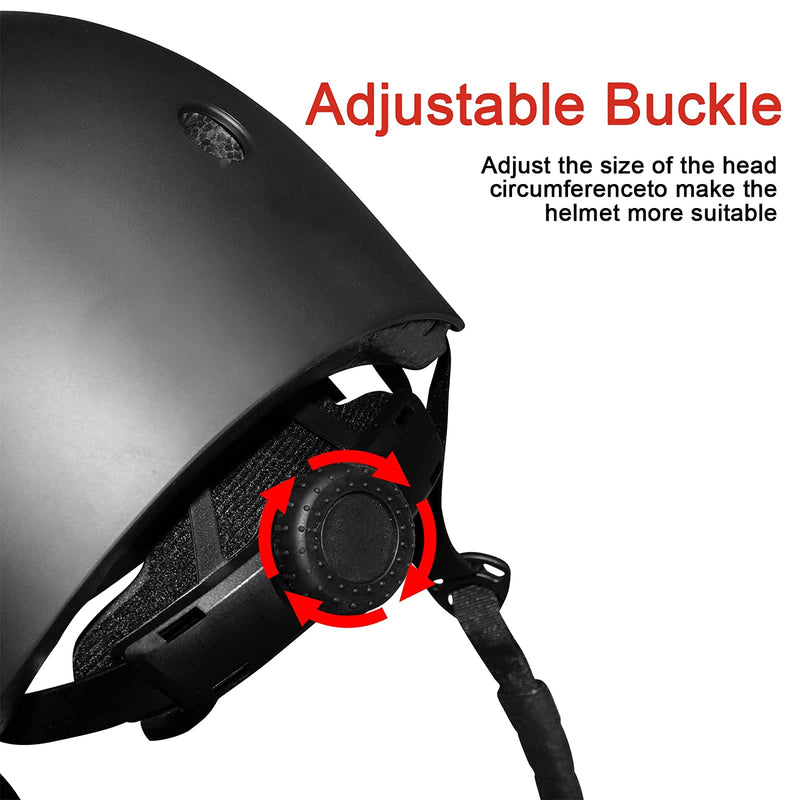 [Australia - AusPower] - BURSUN Kids Bike Helmet Ventilation & Adjustable Toddler Helmet for Ages 2-8 Kids Boys Girls Multi-Sport Helmet for Bicycle Skate Scooter, 5 Colors small:18.9-21.3 inch (48cm-54cm) BLACK-1 